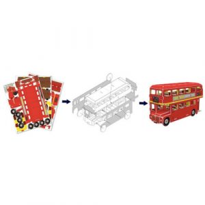 3D puzzle mini Double Decker busz