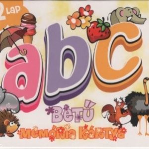 ABC betű memória kártya