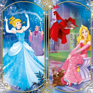 1000 db-os Panoráma puzzle - Disney Hercegnők