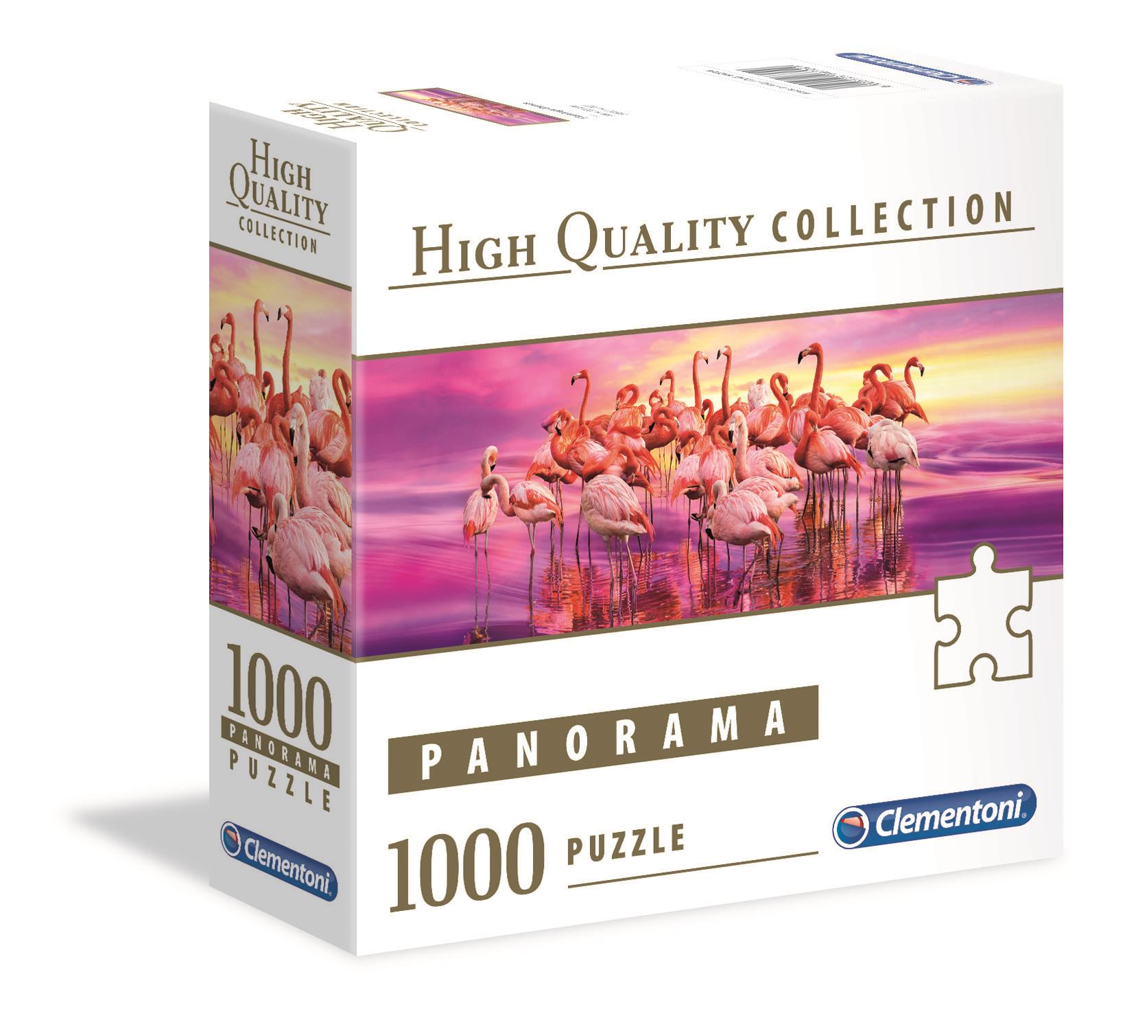 1000 db-os High Quality Collection puzzle négyzet alakú dobozban - Flamingók tánca