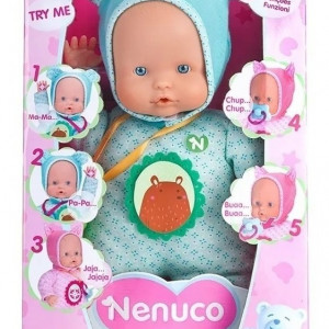 Nenuco - puha testű baba, 5 funkcióval és kiegészítőkkel