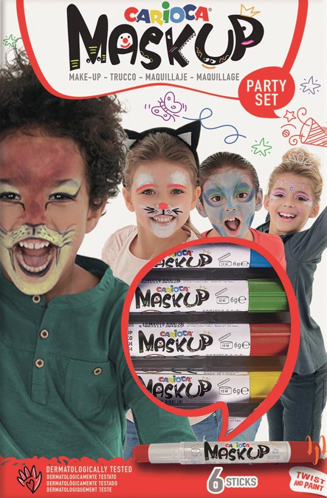 Carioca MaskUp - arcfestő stift party készlet 6 db-os