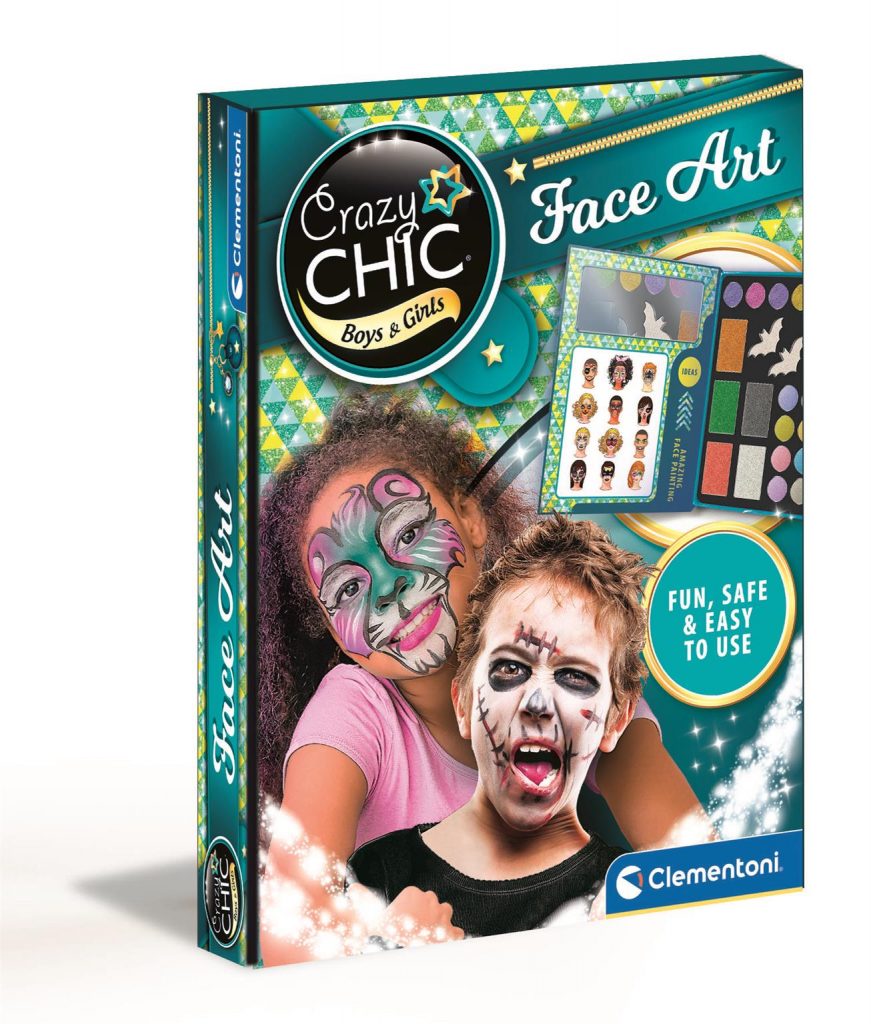 Crazy Chic – Arcfestő készlet, arcfesték