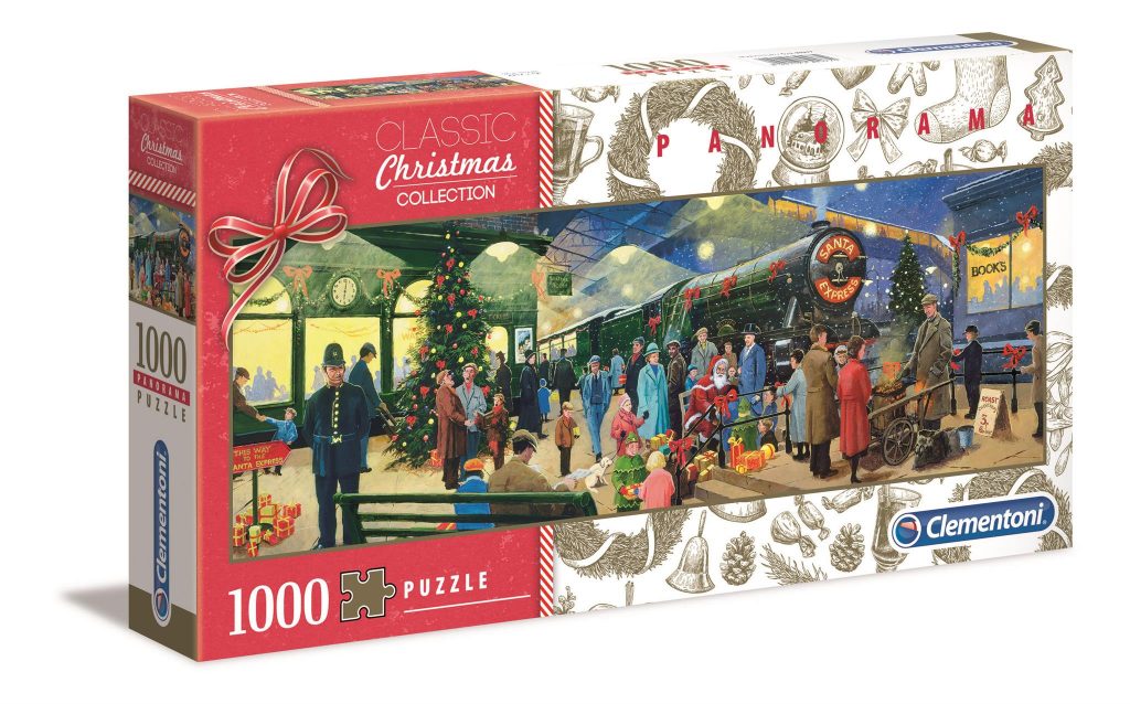 1000 db-os Panoráma puzzle - Karácsonyi vonat
