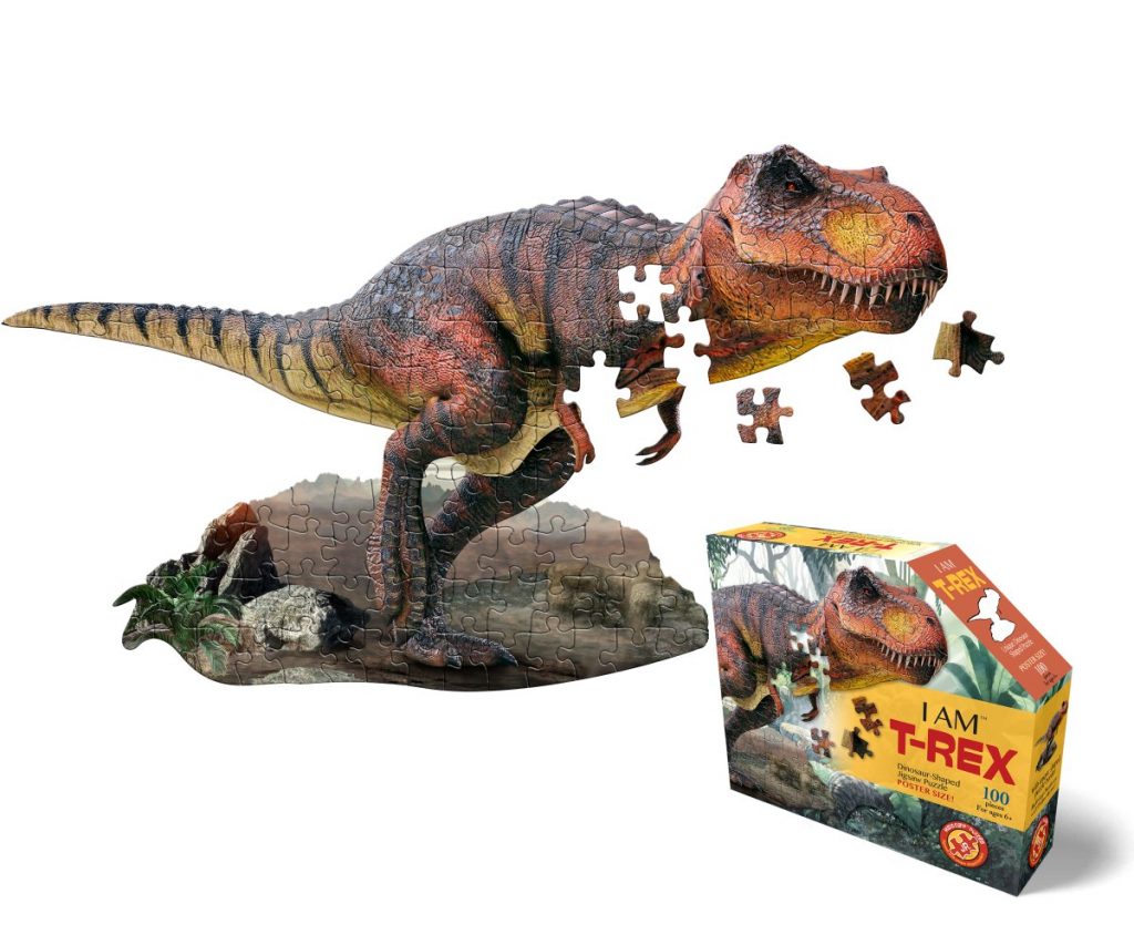WOW Toys - 100 db-os forma Puzzle, junior - T-Rex