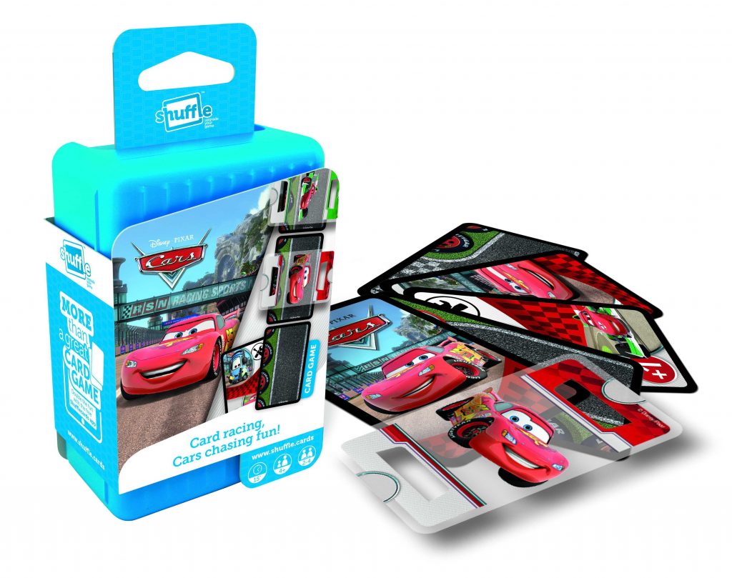 Shuffle - Disney Cars autóversenyzős kártya játék