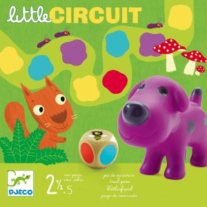 Djeco - Little Circuit - Színlépegetős - lépegető társasjáték