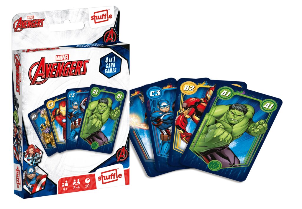 Marvel - Bosszúállok, 4 az 1-ben kártyajáték