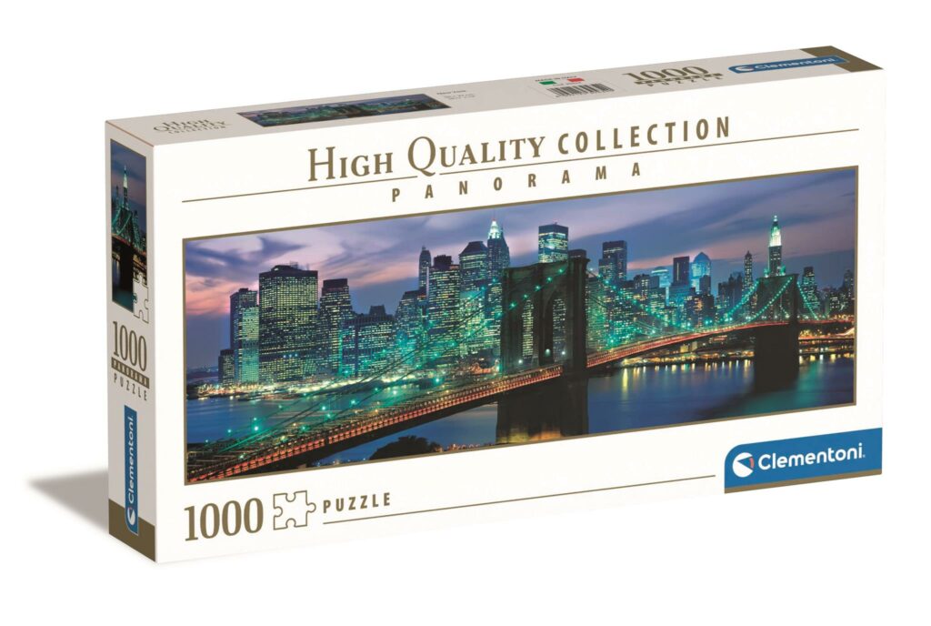 1000 db-os High Quality Collection Panoráma puzzle - Brooklyn híd, New York