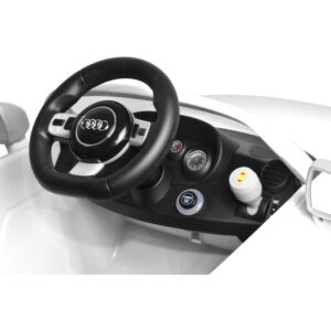 Elektromos kisautó Audi TT, fehér - Buddy Toys