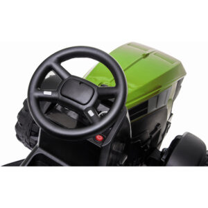Elektromos traktor gyerekeknek, fekete-zöld - Buddy Toys