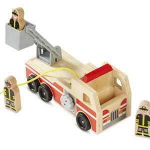 Melissa & Doug - Fa jármű - Létrás tűzoltóautó